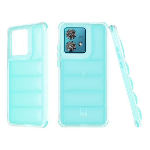Techsuit - Hullám Pajzs - Motorola Edge 40 Neo - Türkiz tok Techsuit - Hullám Pajzs - Motorola Edge 40 Neo - Türkiz tok