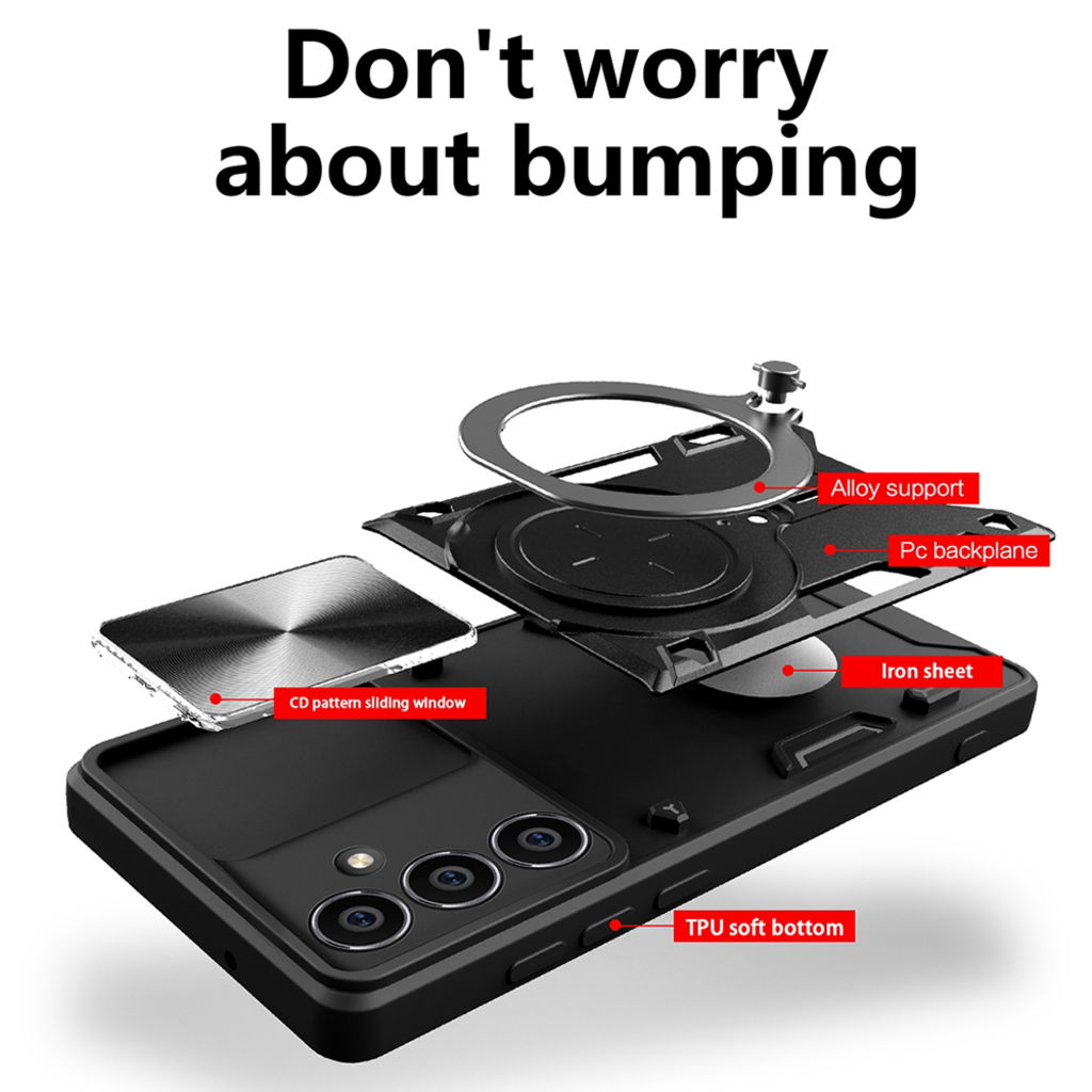  Techsuit - CamGuard Pro - Motorola Edge 40 Neo - Fekete tok - 10