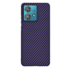  Techsuit - Karbonit SzálHéj - Motorola Edge 40 Neo - Lila tok - 1. kép