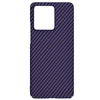 Techsuit - Karbonit SzálHéj - Motorola Edge 40 Neo - Lila tok - 2. kép