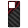  Techsuit - Karbon FibreShell - Motorola Edge 40 Neo - Vörös Vortex tok - 2. kép