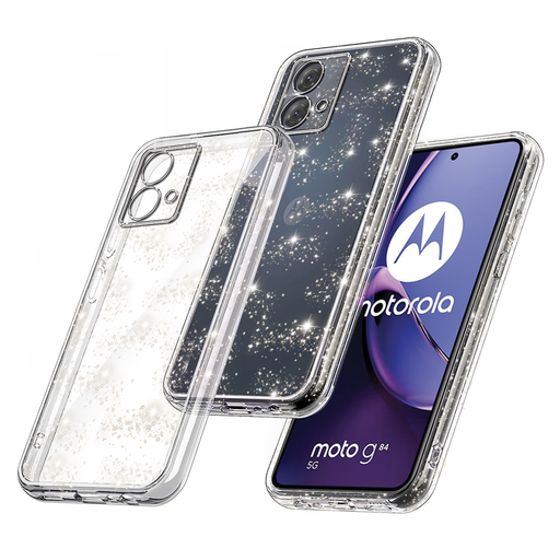 Techsuit - SparkleSkin Sorozat - Motorola Moto G84 - Átlátszó tok Techsuit - SparkleSkin Sorozat - Motorola Moto G84 - Átlátszó tok
