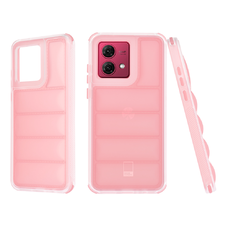  Techsuit - Hullám Pajzs - Motorola Moto G84 - Rózsaszín tok