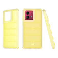  Techsuit - Hullámpajzs - Motorola Moto G84 - Sárga tok