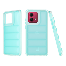  Techsuit - Hullám Pajzs - Motorola Moto G84 - Türkizkék tok