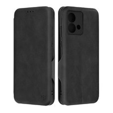  Techsuit - Biztonságos Tárca Plusz - Motorola Moto G84 - Fekete tok