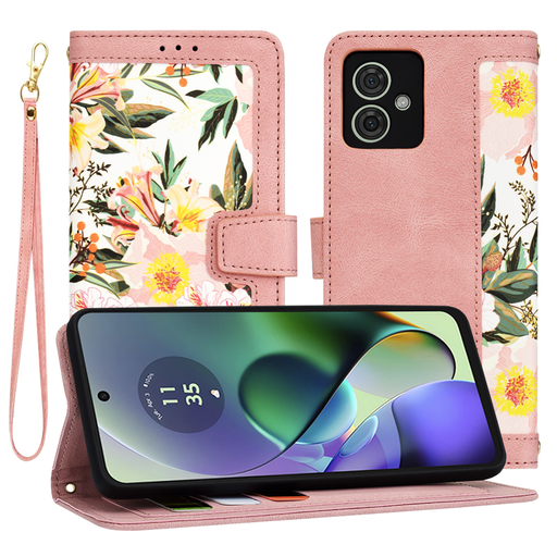 Techsuit - FlipCraft - Motorola Moto G54 - Édesem Rózsaszín tok Techsuit - FlipCraft - Motorola Moto G54 - Édesem Rózsaszín tok