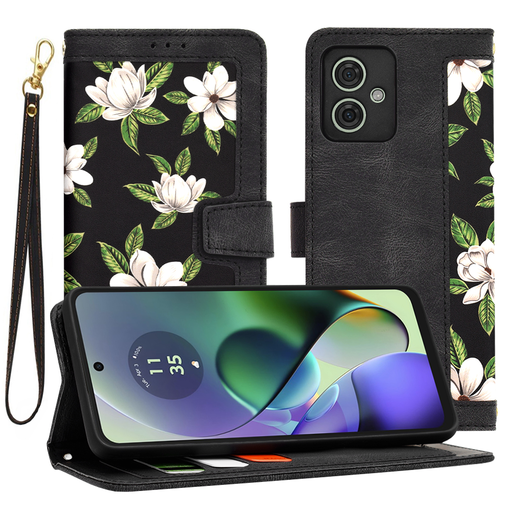 Techsuit - FlipCraft - Motorola Moto G54 Power Edition / G64 - A Hajnal Virágai tok Techsuit - FlipCraft - Motorola Moto G54 Power Edition / G64 - A Hajnal Virágai tok