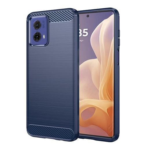 Techsuit - Karbon Szilikon - Motorola Moto G85 - Kék tok Techsuit - Karbon Szilikon - Motorola Moto G85 - Kék tok