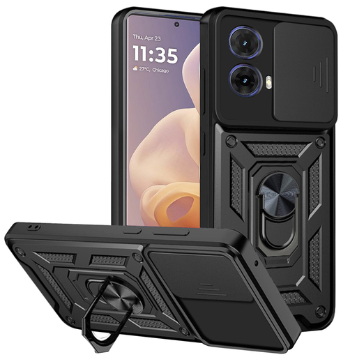 Techsuit - CamShield Sorozat - Motorola Moto G85 - Fekete tok Techsuit - CamShield Sorozat - Motorola Moto G85 - Fekete tok