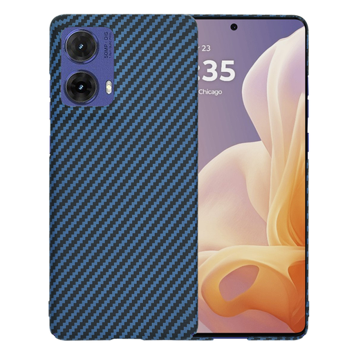 Techsuit - Carbonit Szálhéj - Motorola Moto G85 - Ciánkék tok Techsuit - Carbonit Szálhéj - Motorola Moto G85 - Ciánkék tok