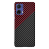  Techsuit - Karbonit Szálhéj - Motorola Moto G85 - Vörös Vortex tok - 1. kép