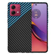 Techsuit - Karbonit rosthéj - Motorola Moto G84 - Kék Impulzus tok