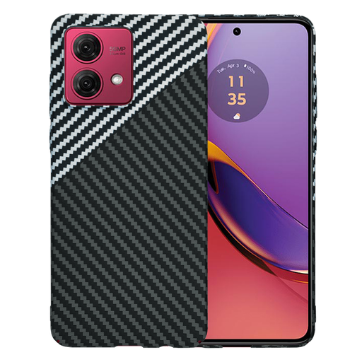 Techsuit - Szénszálas burkolat - Motorola Moto G84 - Lopakodó szürke tok Techsuit - Szénszálas burkolat - Motorola Moto G84 - Lopakodó szürke tok