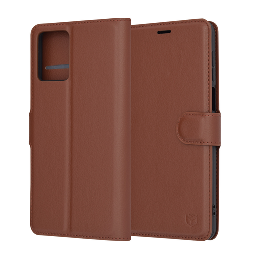 Techsuit - Bőrtok - Motorola Moto G54 - Barna tok Techsuit - Bőrtok - Motorola Moto G54 - Barna tok
