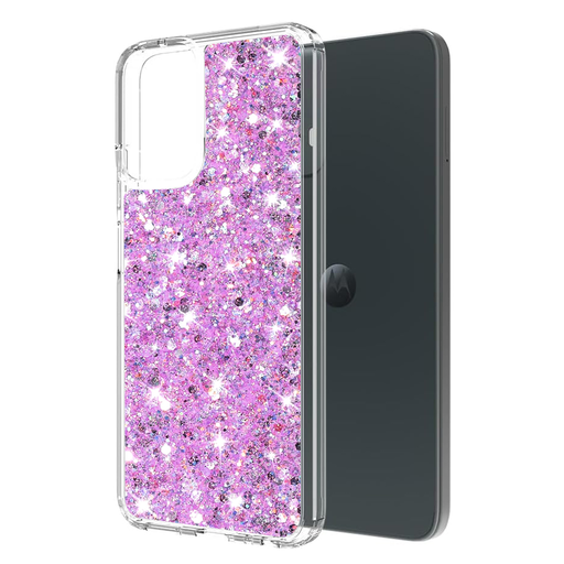 Techsuit - Csillogó Glitter - Motorola Moto G54 - Magenta tok Techsuit - Csillogó Glitter - Motorola Moto G54 - Magenta tok