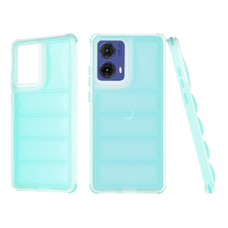  Techsuit - Hullámpajzs - Motorola Moto G85 - Türkiz tok