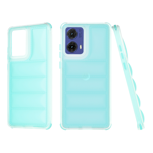Techsuit - Hullámpajzs - Motorola Moto G85 - Türkiz tok Techsuit - Hullámpajzs - Motorola Moto G85 - Türkiz tok