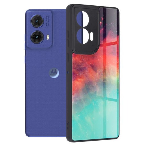 Techsuit - Glaze sorozat - Motorola Moto G85 - Lángoló Óceán tok Techsuit - Glaze sorozat - Motorola Moto G85 - Lángoló Óceán tok