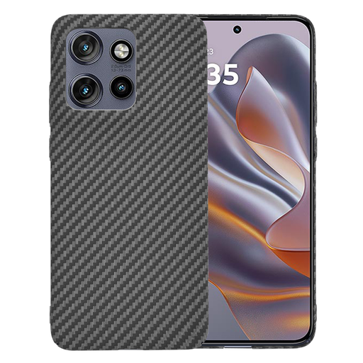 Techsuit - Karbonit Szálhéj - Motorola Edge 50 Neo / Motorola ThinkPhone 25 - Fekete tok Techsuit - Karbonit Szálhéj - Motorola Edge 50 Neo / Motorola ThinkPhone 25 - Fekete tok
