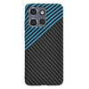  Techsuit - Carbonit FiberShell - Motorola Edge 50 Neo / Motorola ThinkPhone 25 - Kék Pulzus tok - 1. kép