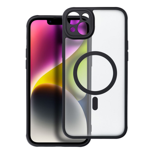 FULL MATTE MAG COVER tok, kompatibilis MagSafe-el az iPhone 14 Plus-hoz fekete FULL MATTE MAG COVER tok, kompatibilis MagSafe-el az iPhone 14 Plus-hoz fekete