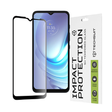  Techsuit - 111D Teljes Fedés / Teljes Ragasztás Üveg - Motorola Moto G50 - Fekete