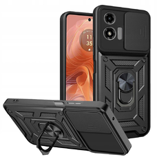  Techsuit - CamShield sorozat - Motorola Moto G04 / Moto G04s / Moto G24 / Moto E14 - Fekete tok