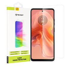  Techsuit - Áttetsző Védőüveg - Motorola Moto G04 / Moto G04s / Moto G24 / Moto G24 Power / Moto E14 - Átlátszó üvegfólia