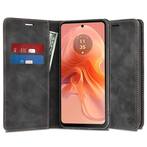 Techsuit - Kényelmes Tok - Motorola Moto G04 / Moto G04s / Moto G24 / Moto E14 - Fekete tok Techsuit - Kényelmes Tok - Motorola Moto G04 / Moto G04s / Moto G24 / Moto E14 - Fekete tok