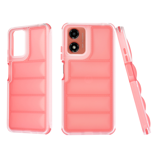 Techsuit - Hullámvédő - Motorola Moto G04 / Moto G04s / Moto G24 / Moto E14 - Piros tok Techsuit - Hullámvédő - Motorola Moto G04 / Moto G04s / Moto G24 / Moto E14 - Piros tok