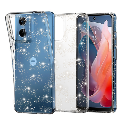 Techsuit - SparkleSkin Sorozat - Motorola Moto G04 / Moto G04s / Moto G24 / Moto E14 - Átlátszó tok Techsuit - SparkleSkin Sorozat - Motorola Moto G04 / Moto G04s / Moto G24 / Moto E14 - Átlátszó tok