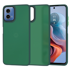  Techsuit - HaloFrost Sorozat - Motorola Moto G34 / Moto G45 - Éjféli Zöld tok