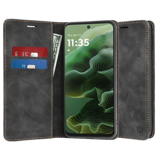 Techsuit - Kényelmes Tok - Motorola Moto G35 - Fekete tok Techsuit - Kényelmes Tok - Motorola Moto G35 - Fekete tok