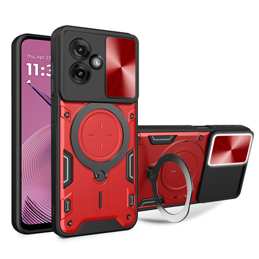 Techsuit - CamGuard Pro - Motorola Moto G55 - Piros tok Techsuit - CamGuard Pro - Motorola Moto G55 - Piros tok