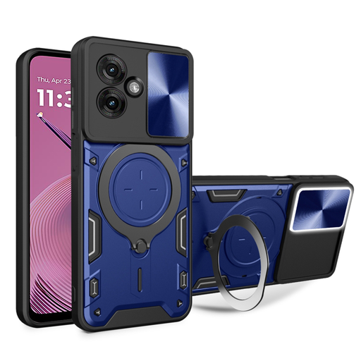 Techsuit - CamGuard Pro - Motorola Moto G55 - Kék tok Techsuit - CamGuard Pro - Motorola Moto G55 - Kék tok