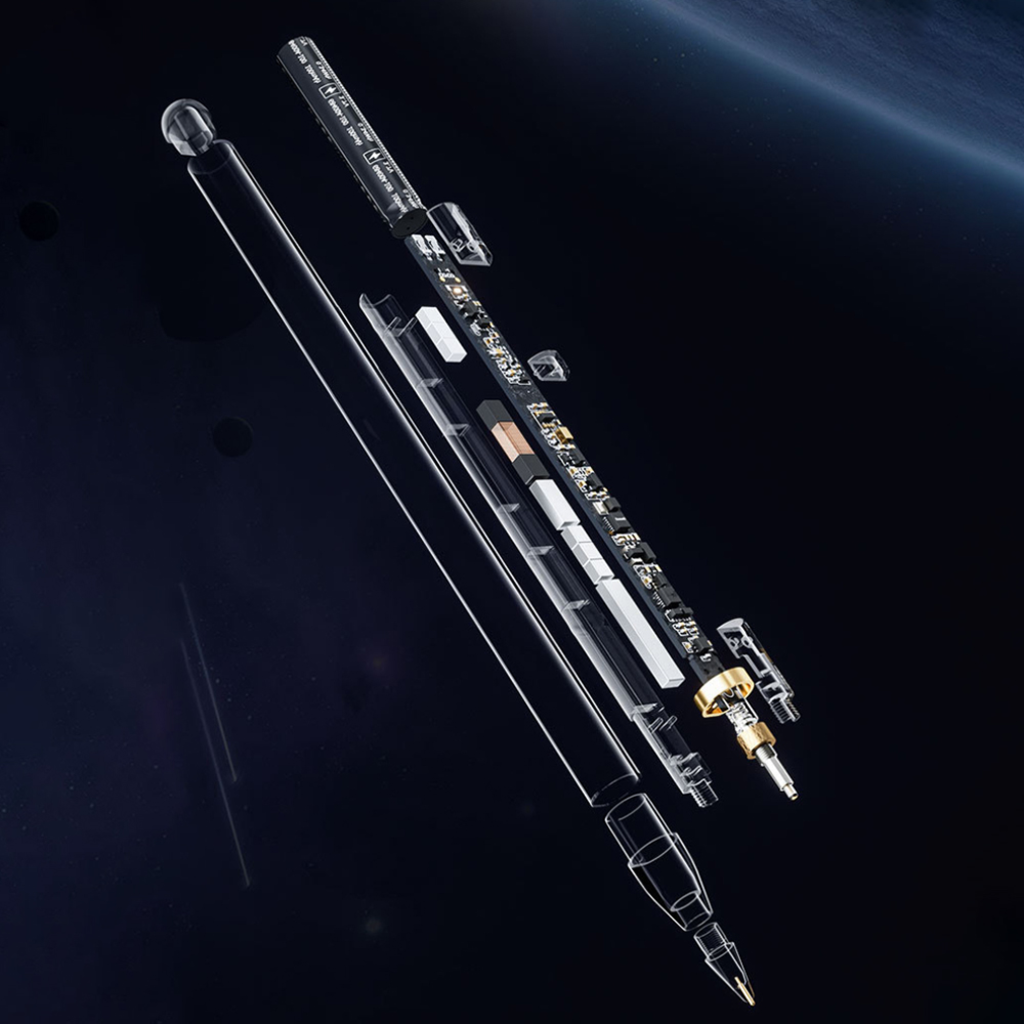  Techsuit - Prémium Stylus Toll (C10 Pro) - iPad 2018+ kompatibilis, Digitális Mágneses Töltés, Kapacitív - Átlátszó / Fekete - 7