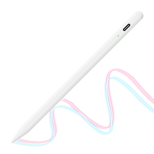  Techsuit - Stylus Toll (AC10-CP) - iPadhoz, Bluetooth, Type-C, Palm Rejection, Tilt Pressure Sense, 130mAh, 5V, 0.2A - Fehér
