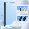  Techsuit - Stylus toll (AX10-T) - iPadhez, Type-C, tenyér elutasítás, dőlésérzékenység, oldalsó tapadás, 125mAh - Fehér - 4. kép