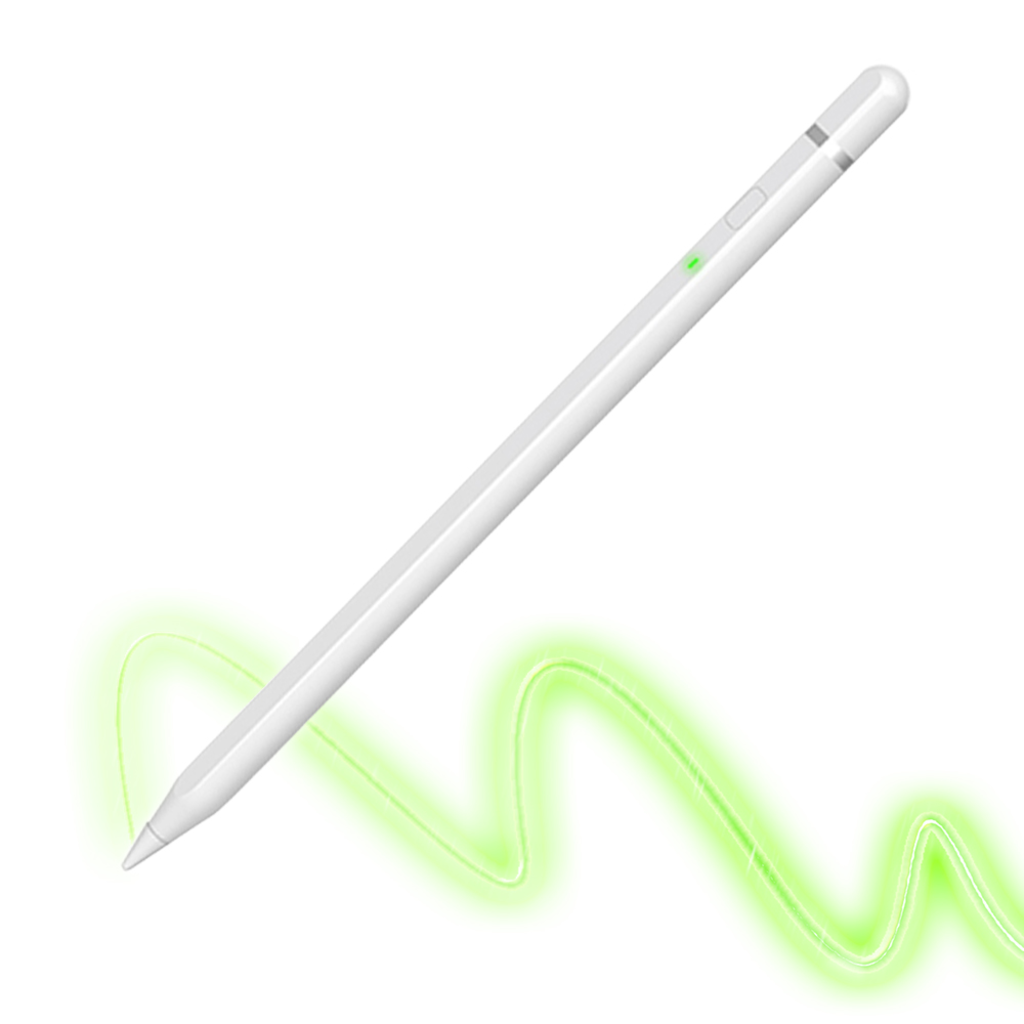  Techsuit - Stylus Toll (AP01 Pro) - iPad-hez, Bluetooth, Type-C, Palm Rejection (tenyérérzékelés), Dőlés- és Nyomásérzékelés, 125mAh - Fehér - 1