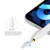  Techsuit - Stylus Toll (V15) - iPad-hoz, Find My Pen Alkalmazás, Bluetooth, Type-C, Palm Rejection (tenyérérzékelés kikapcsolása), Dőlésérzékenység, 130mAh - Fehér - 3. kép
