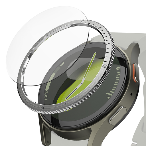 Ringke - Keret stílus - Samsung Galaxy Watch7 40mm - Ezüst minta7 (CB-GW7-40-03) üvegfólia Ringke - Keret stílus - Samsung Galaxy Watch7 40mm - Ezüst minta7 (CB-GW7-40-03) üvegfólia