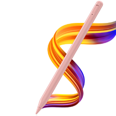  Techsuit - Stylus Toll (AC10SH) - iPad-hez, Bluetooth, Type-C, 125mAh, tenyér-elutasítás, cserélhető Apple tollhegy - Vintage rózsa