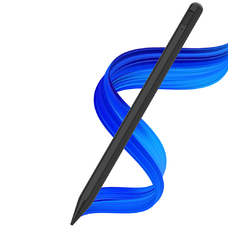  Techsuit - Stylus toll (AC10SH) - iPadhez, Bluetooth, Type-C, 125mAh, tenyér-érzékelés, cserélhető Apple hegy - Fekete Gyémánt