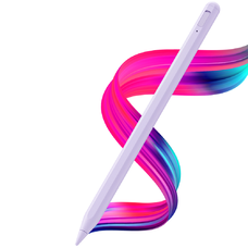  Techsuit - Érintőceruza (AC10SH) - iPadhez, Bluetooth, Type-C, 125mAh, tenyér-érzékelés, cserélhető Apple hegy - Misztikus Orgona