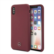 Mercedes Silicone Line iPhone X/XS tok - Piros