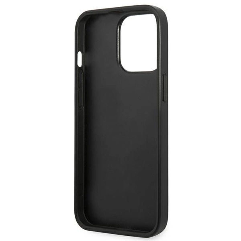 Karl Lagerfeld Saffiano Plakett tok iPhone 13 Pro Max 6.7" - Ezüst tok - 7