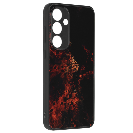 Techsuit - Glaze Series - Samsung Galaxy S24 FE - Vörös Köd tok Techsuit - Glaze Series - Samsung Galaxy S24 FE - Vörös Köd tok