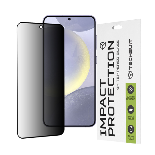 Techsuit - 111D Privacy Teljes Ragasztású - Samsung Galaxy S24 Plus - Fekete üvegfólia Techsuit - 111D Privacy Teljes Ragasztású - Samsung Galaxy S24 Plus - Fekete üvegfólia
