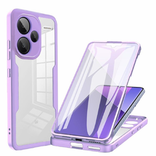  Techsuit - ColorVerse 360 Sorozat + Képernyővédő - Xiaomi Redmi Note 13 Pro+ 5G - Lila tok